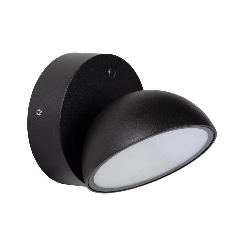 Lucide Design wandlampFinn met sensor zwart - 22865/12/30